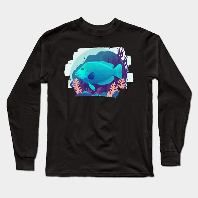 Blueback Long Sleeve T-Shirt by Pixy Official